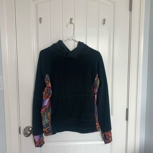 Kind Apparel (now Youer) Black Fleece Hooded Top. Size M